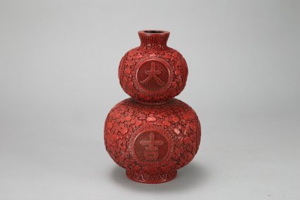 剔红葫芦纹大吉葫芦式瓶